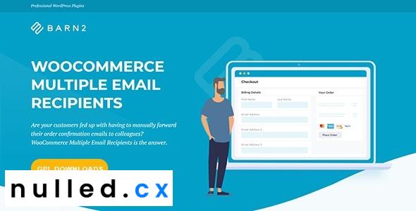 Barn2 WooCommerce Multiple Email Recipients Nulled Free Download