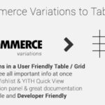 Woocommerce Variations to Table – Grid Nulled Free Download