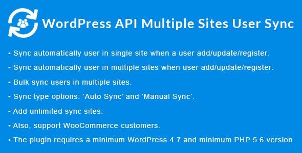WordPress API Multiple Sites User Sync Nulled Download