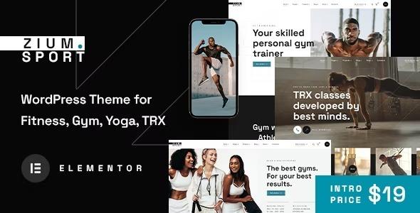 Zium Theme Nulled Sports and Fitness WordPress Theme Free Download