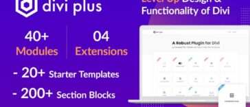 Divi Plus Nulled 41 Powerful Modules for Divi Theme Free Download