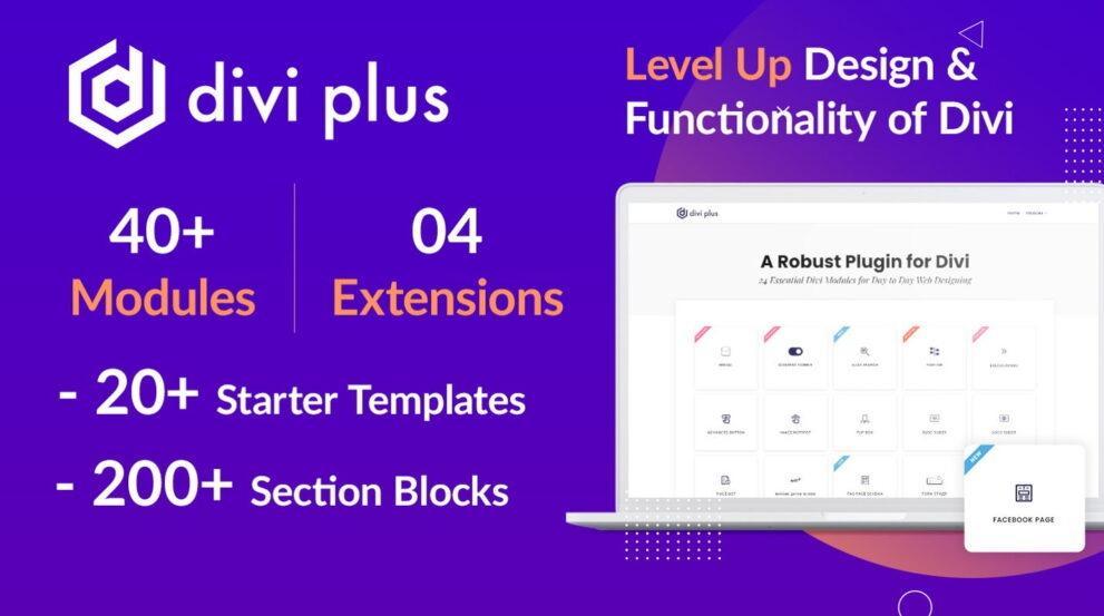 Divi Plus Nulled 41 Powerful Modules for Divi Theme Free Download