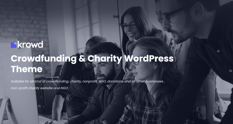 free download Krowd - Crowdfunding & Charity WordPress Theme nulled