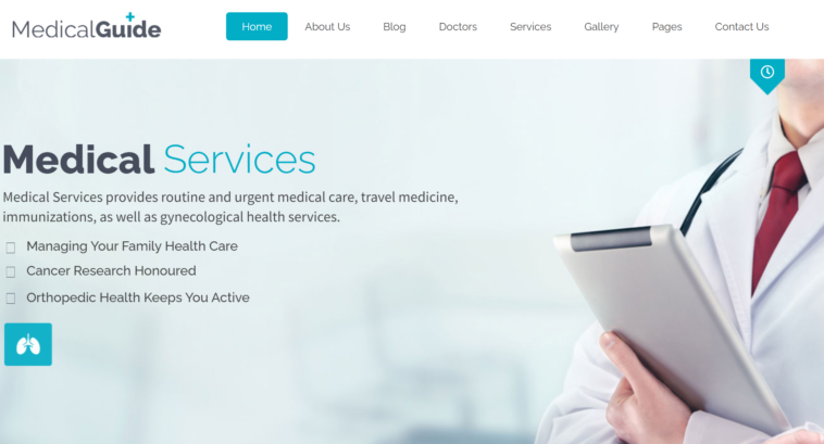 free download MedicalGuide - Health and Dental WordPress Theme nulled