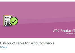 free download WPC Product Table for WooCommerce nulled