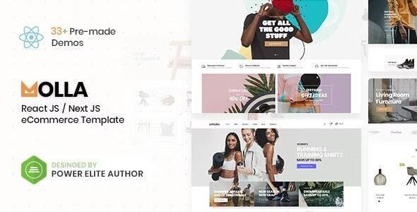 Molla Nulled React/Next eCommerce Template Free Download