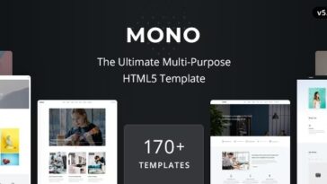 Mono Nulled Creative Multipurpose HTML5 Template Free Download