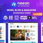 Neeon Nulled WordPress News Magazine Theme Free Download