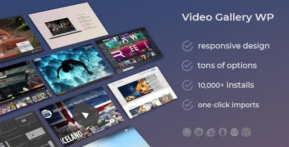 Video Gallery WordPress Plugin Nulled YouTube, Vimeo, Facebook pages Free Download