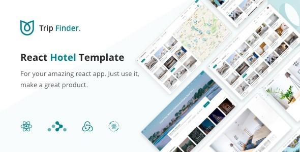 TripFinder Nulled React Hotel Listing Template Free Download