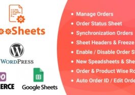 WooSheets Nulled Manage WooCommerce Orders with Google Spreadsheet Download