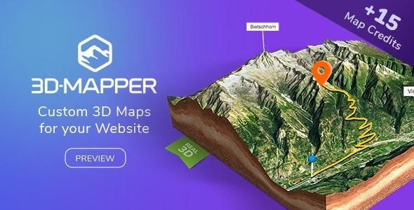 3D Map WordPress Plugin – 3D-Mapper Nulled