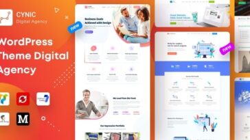 Agency Cynic Nulled Digital Agency, Startup Agency, Creative Agency WordPress Theme Free Download
