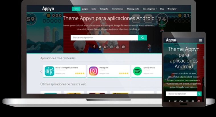 Appyn Nulled Themespixel WordPress Theme Free Download