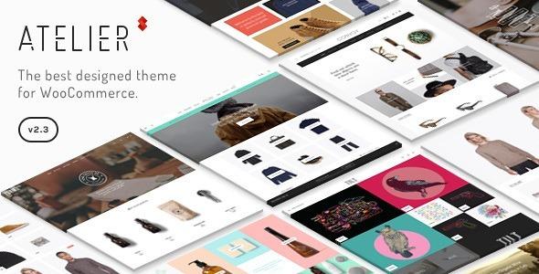 Atelier Nulled Creative Multi-Purpose eCommerce Theme Free Download