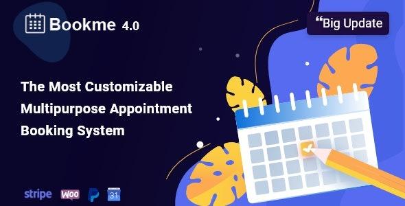 Bookme Nulled WordPress Appointment Booking Scheduling Plugin Free Download