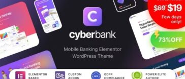 Cyberbank Business and Finance WordPress Theme Nulled