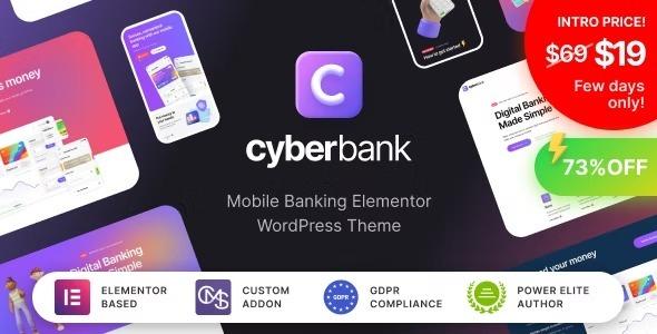 Cyberbank Theme Nulled v1.0.2 Free Download