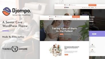 Djompo Nulled Senior Care WordPress Theme Free Download