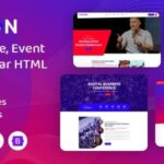 Evacon Event & Conference WordPress Theme Nulled