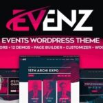 Evenz Nulled Conference and Event WordPress Theme Free Download