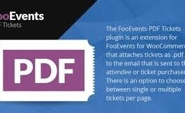 FooEvents PDF Tickets Nulled Free Download