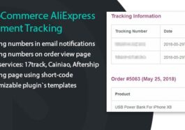 Free Download WooCommerce AliExpress Shipment Tracking Nulled