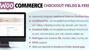 Free Download WooCommerce Checkout Fields & Fees Nulled
