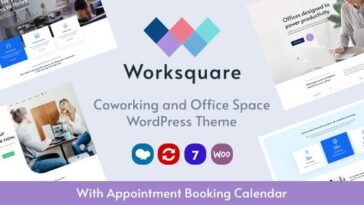 Free Download Worksquare Theme Nulled