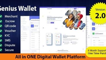 Genius Wallet Advanced Wallet CMS with Payment Gateway API Nulled