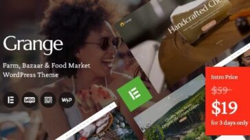 Grange Nulled Farm Bazaar & Food Market WordPress Theme Free Download