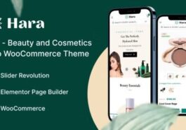 Hara Nulled Beauty and Cosmetics Shop WooCommerce Theme Free Download