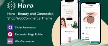 Hara Nulled Beauty and Cosmetics Shop WooCommerce Theme Free Download