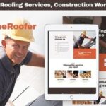 HomeRoofer Nulled Roofing Company Services & Construction WordPress Theme Free Download