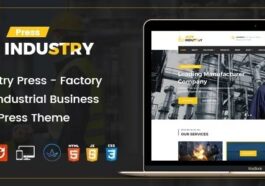 Industry Press Nulled Factory and Industrial Business WordPress Theme Free Download