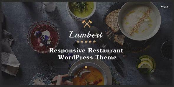 Lambert Nulled Restaurant Cafe Pub WordPress Theme Free Download
