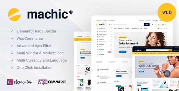 Machic Electronics Store WooCommerce Theme Nulled