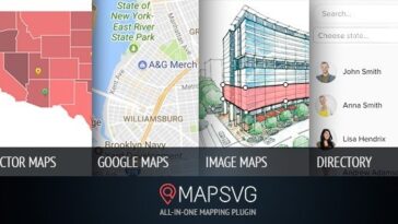 MapSVGは、無料ダウンロードが必要になる最後のWordPressマッププラグインを無効にしました