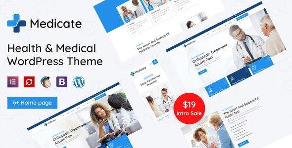 Medicate Health & Medical WordPress Theme Nulled