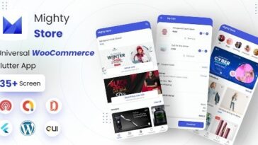 MightyStore Nulled WooCommerce Flutter E-commerce Full App Free Download