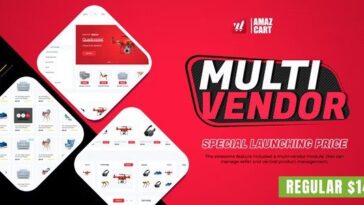 Multi-Vendor Nulled AmazCart Laravel Ecommerce System CMS Free Download