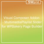Multimedia Playlist Slider for WPBakery Page Builder Nulled