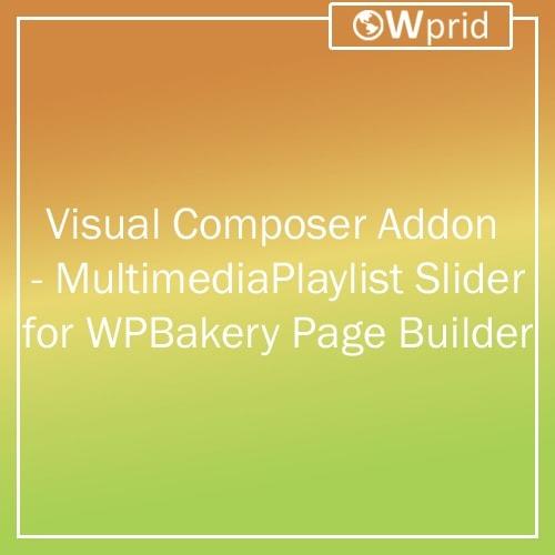 Multimedia Playlist Slider for WPBakery Page Builder Nulled