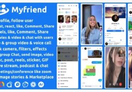 Myfriend-Friend-Chat-Post-Tiktok-Follow-Radio-Group-ecommerce-Zoom-Live-clone-social-network-app-Nulled