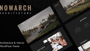 NOWARCH Nulled Architecture and Interior WordPress Theme Free Download