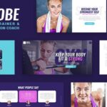Niobe A Gym Trainer & Nutrition Coach WordPress Theme Nulled