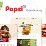 Papzi Nulled Fast Food Restaurant WooCommerce Theme Free download