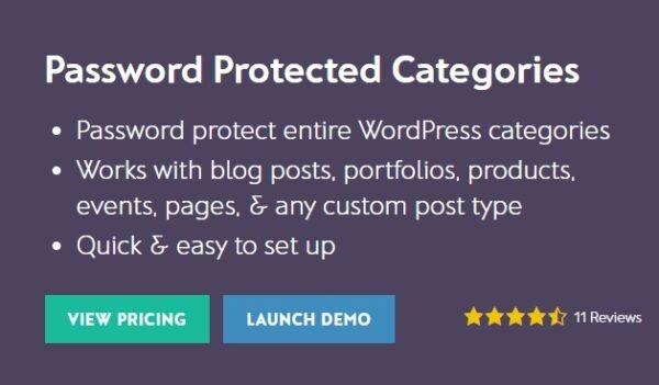 Password Protected Categories Nulled Free Download