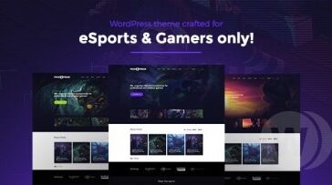PixieFreak Nulled eSports gaming theme for teams & tournaments Free Download