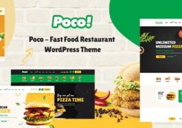 Poco Nulled Fast Food Restaurant WordPress Theme Free Download